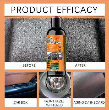Auto Plastic Black Lotion 100ml Each (Pack of 2)